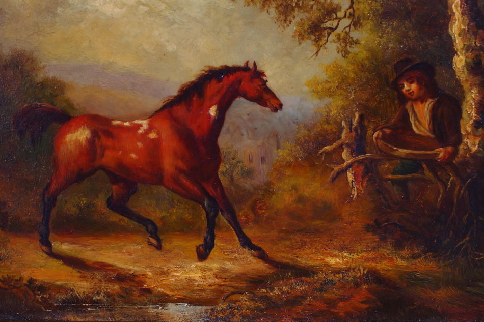 Horse in a Landscape / Art Print