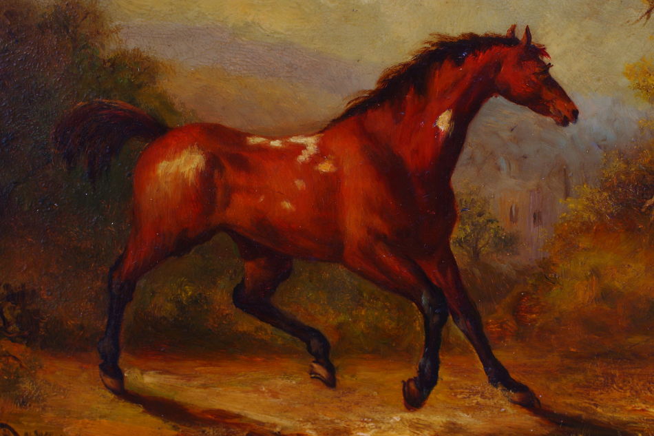 Horse in a Landscape / Art Print