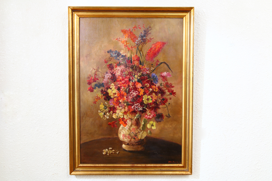 PANSIES / Oil Painting
