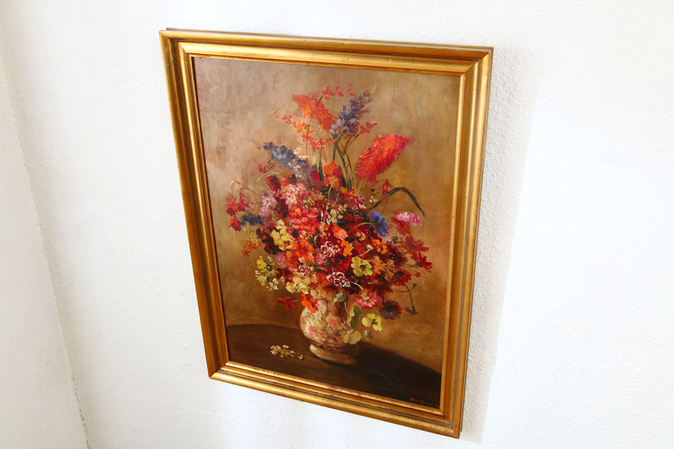 PANSIES / Oil Painting