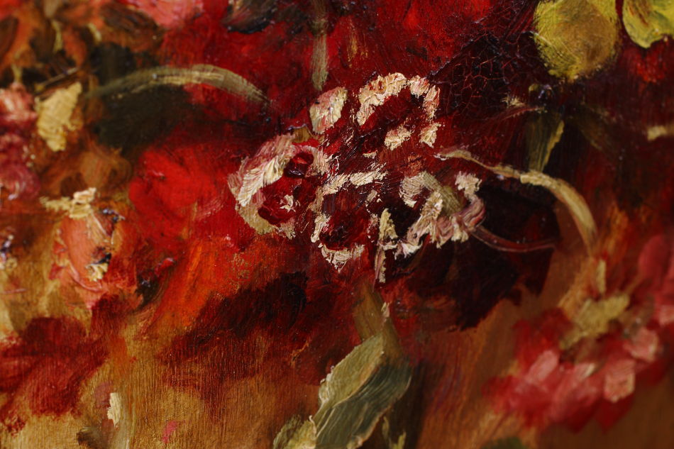 PANSIES / Oil Painting