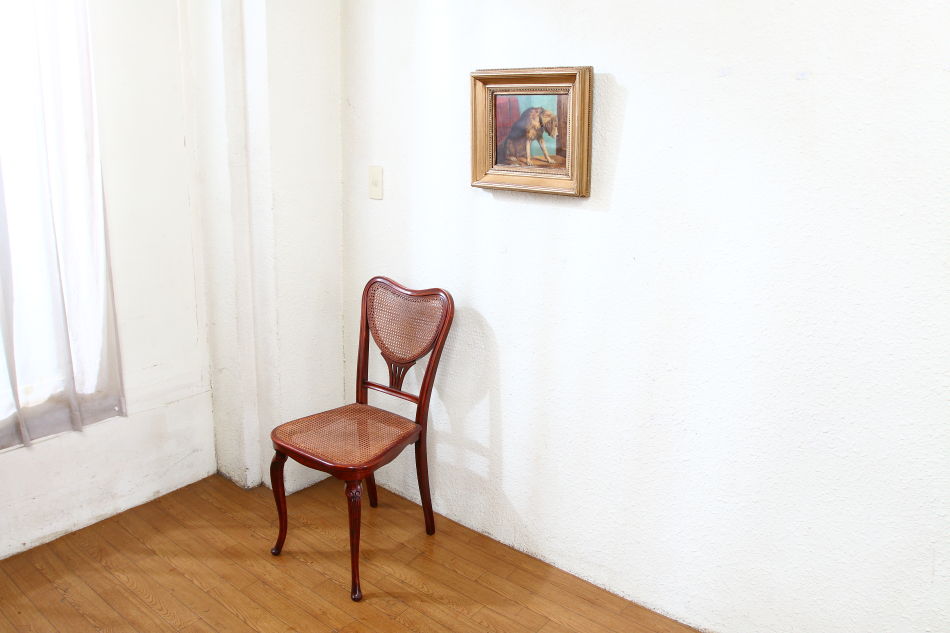 Waiting for his master 's tread / Oil Painting