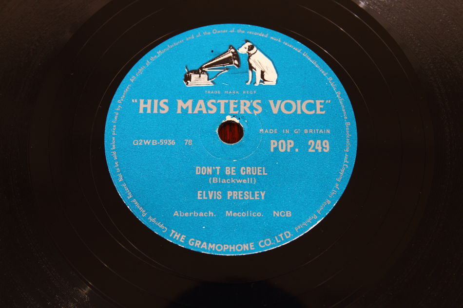 SPレコード盤　10インチ25cm ～ ELVIS PRESLEY ～