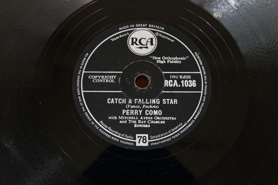 SPレコード盤　10インチ25cm ～PERRY COMO  ～