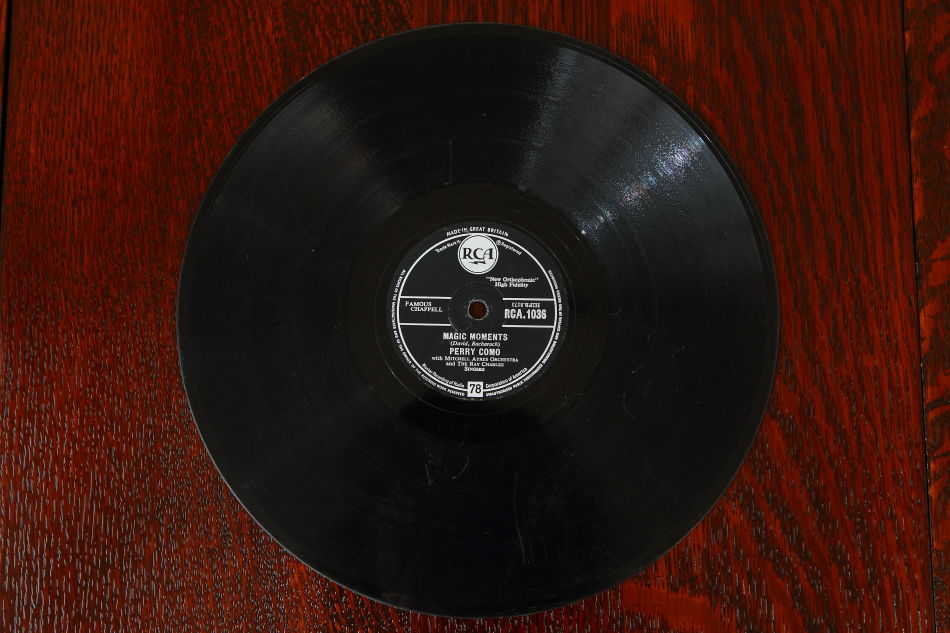SPレコード盤　10インチ25cm ～PERRY COMO  ～