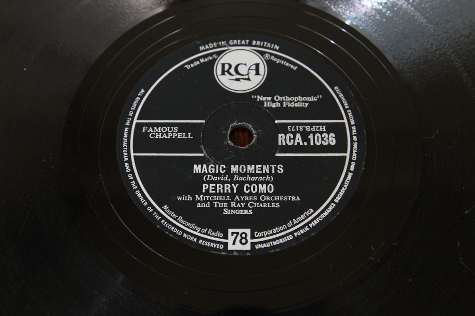 SPレコード盤　10インチ25cm ～PERRY COMO  ～