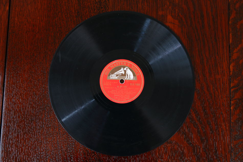 SPレコード盤　10インチ25cm ～MARIO LANZA  ～