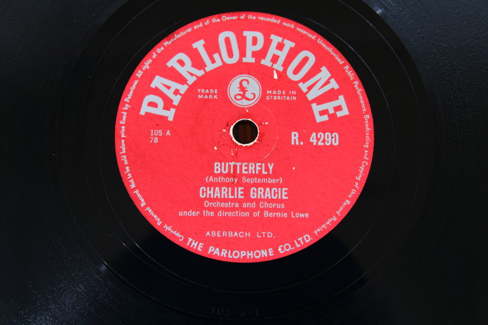 SPレコード盤　10インチ25cm ～CHARLIE GRACIE  ～