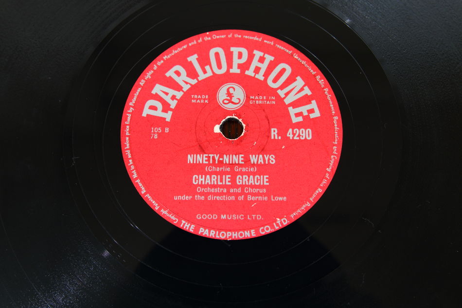 SPレコード盤　10インチ25cm ～CHARLIE GRACIE  ～