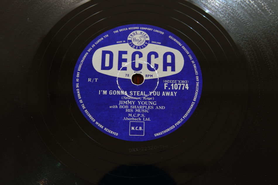 SPレコード盤　10インチ25cm ～JIMMY YOUNG ～