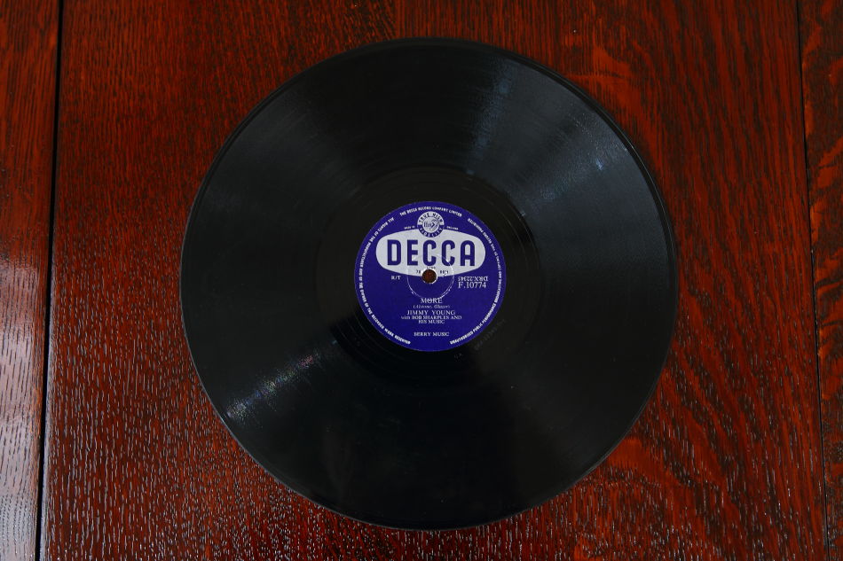 SPレコード盤　10インチ25cm ～JIMMY YOUNG ～