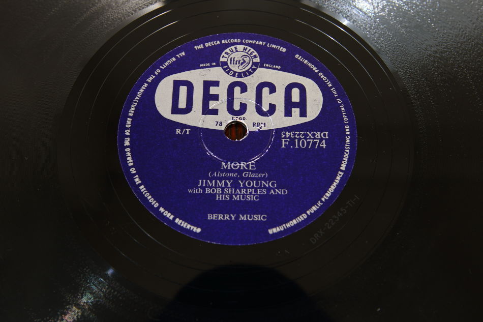 SPレコード盤　10インチ25cm ～JIMMY YOUNG ～