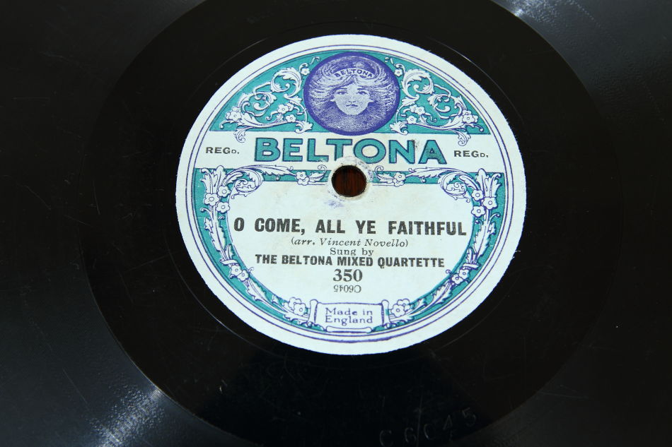 SPレコード盤　10インチ25cm ～THE BELTONA MIXED QUARTETTE  ～