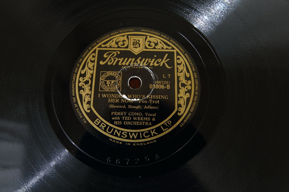 SPレコード盤　10インチ25cm ～TED WEEMS/PERRY COMO ～