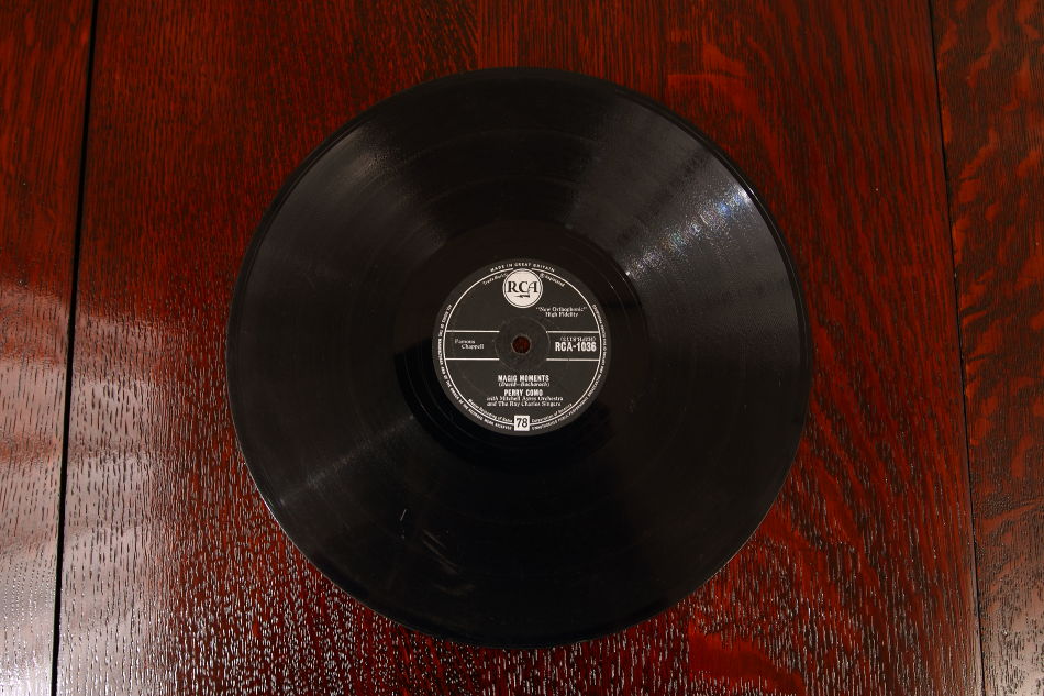 SPレコード盤　10インチ25cm ～PERRY COMO  ～