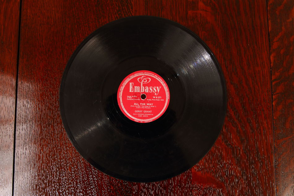 SPレコード盤　10インチ25cm ～GERRY GLANT  ～