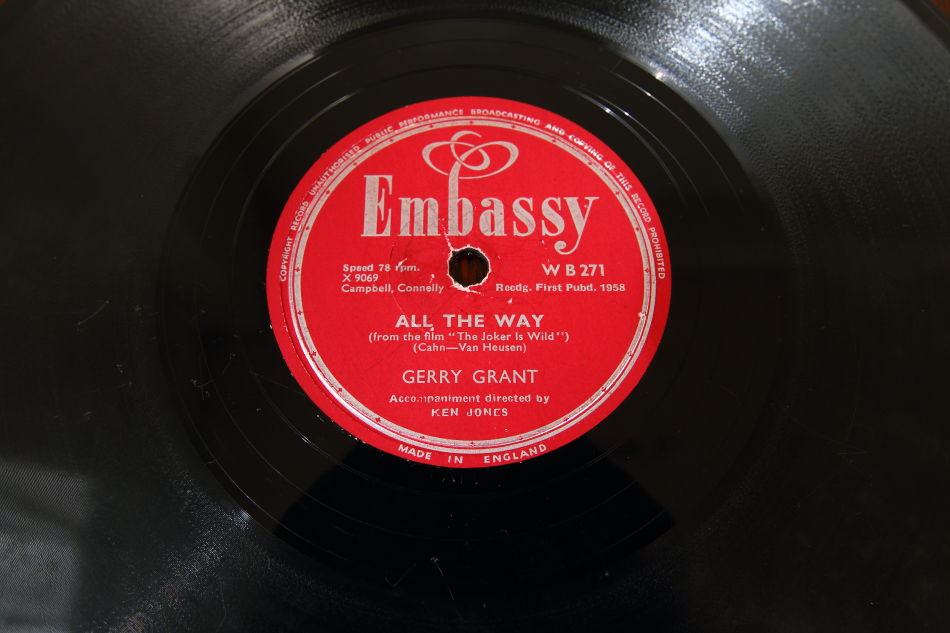 SPレコード盤　10インチ25cm ～GERRY GLANT  ～