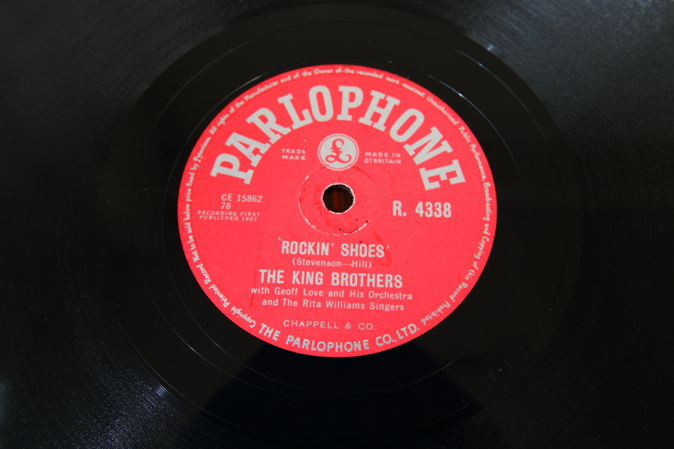 SPレコード盤　10インチ25cm ～THE KING BROTHERS  ～