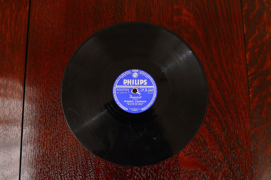 SPレコード盤　10インチ25cm ～FRANKIE VAUCHAN  ～