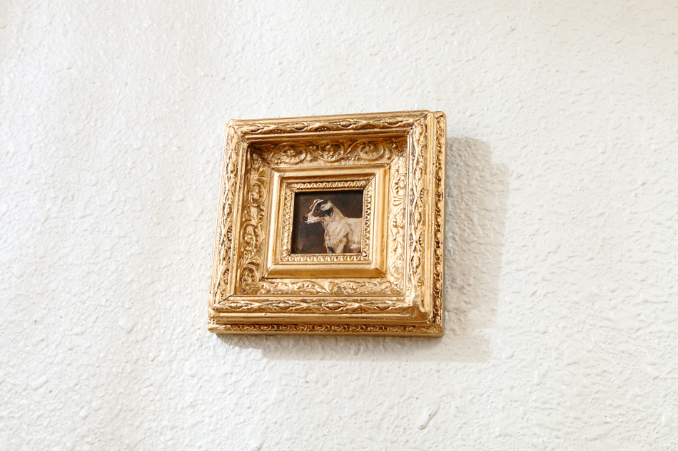 Portrait of a Terrier / Oil Painting