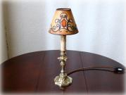 キャンドルスタイル アンティークブラス テーブルランプ