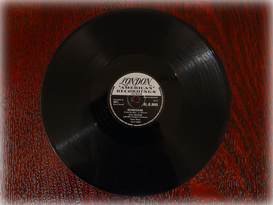 SPレコード盤　10インチ25cm ～PAT BOONE ～
