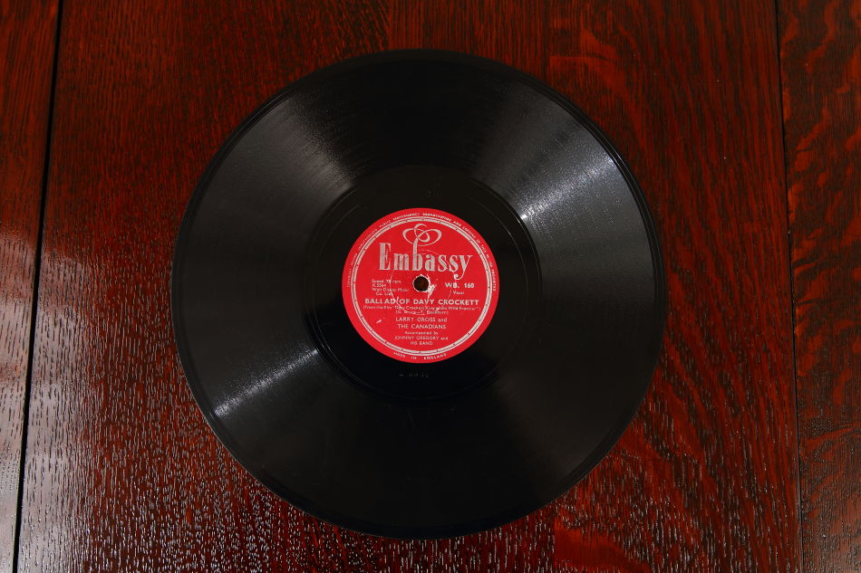 SPレコード盤　10インチ25cm ～LARRY CROSS  ～