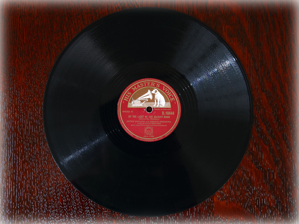 SPレコード盤　10インチ25cm ～PETER BROUGH  ～