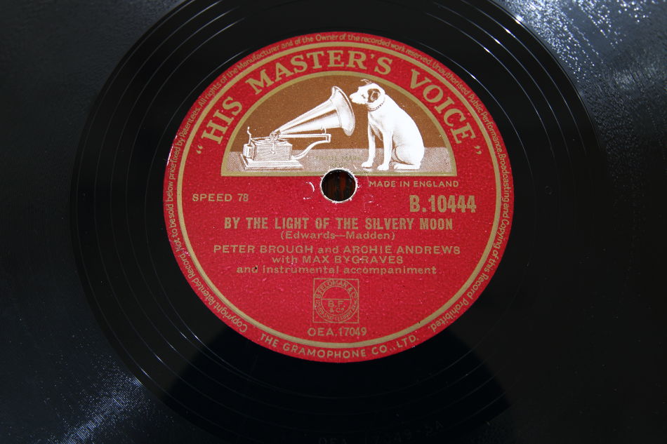 SPレコード盤　10インチ25cm ～PETER BROUGH  ～