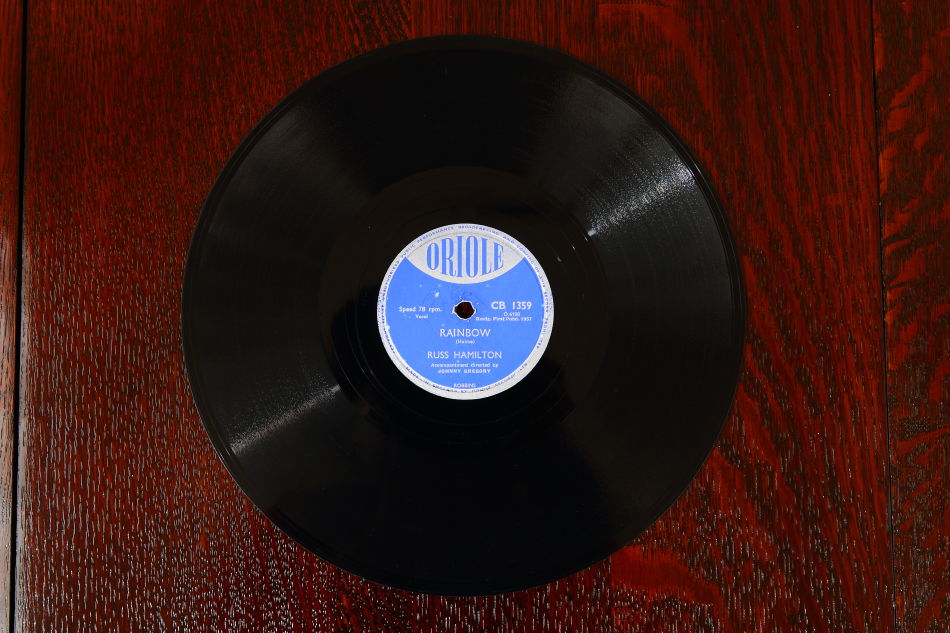 SPレコード盤　10インチ25cm ～RUSS HAMILTON  ～