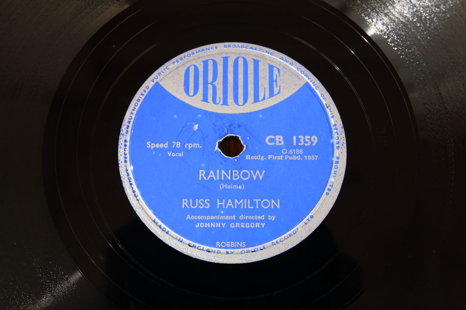 SPレコード盤　10インチ25cm ～RUSS HAMILTON  ～