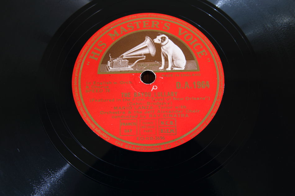 SPレコード盤　10インチ25cm ～AL JOLSON  ～