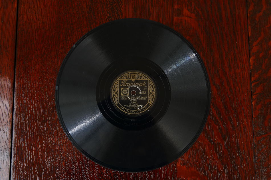 SPレコード盤　10インチ25cm ～AL JOLSON  ～