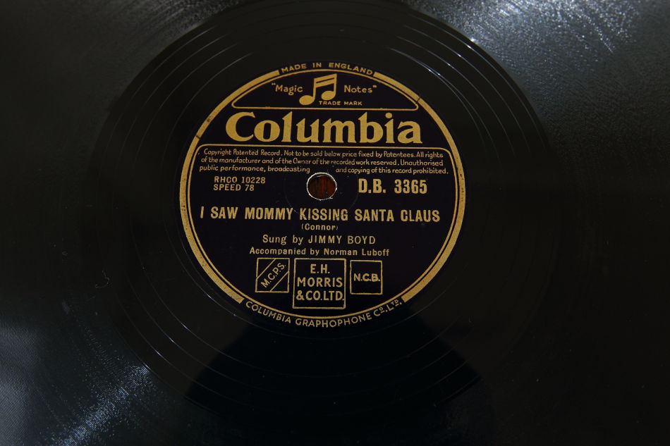 SPレコード盤　10インチ25cm ～JIMMY BOYD  ～