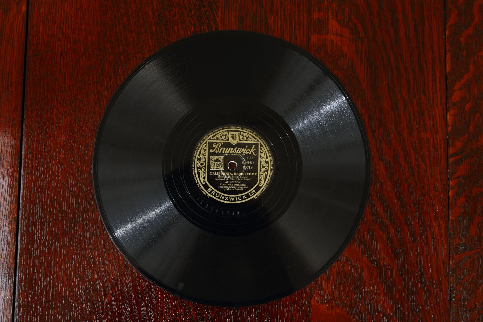 SPレコード盤　10インチ25cm ～AL JOLSON ～