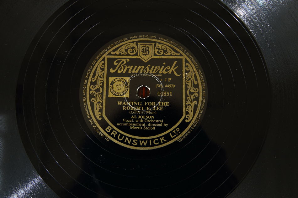 SPレコード盤　10インチ25cm ～AL JOLSON ～