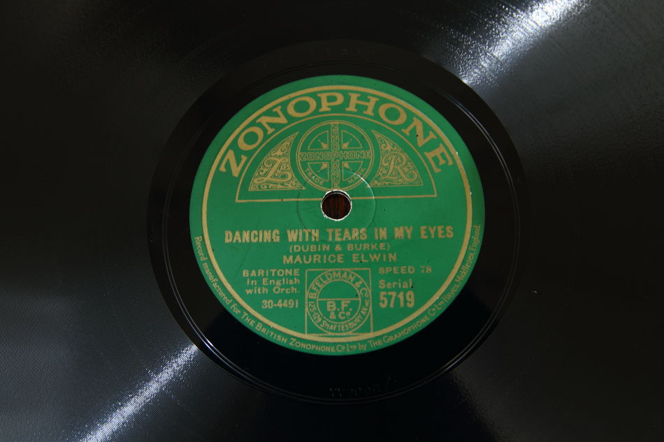 SPレコード盤　10インチ25cm ～MAURICE ELWIN ～