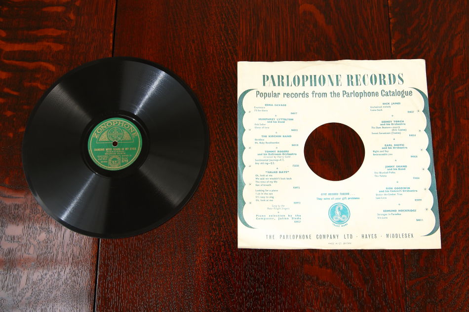 SPレコード盤　10インチ25cm ～MAURICE ELWIN ～