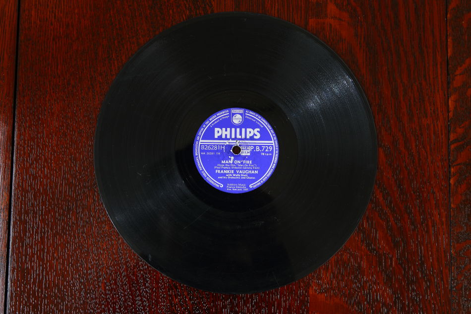 SPレコード盤　10インチ25cm ～FRANKIE VAUCHAN ～