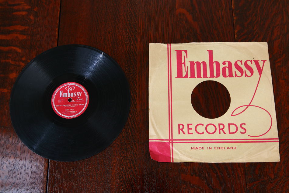 SPレコード盤　10インチ25cm ～BOB DALE ～