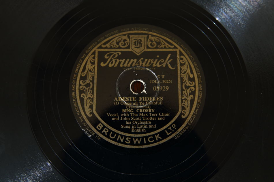 SPレコード盤　10インチ25cm ～BING CROSBY ～