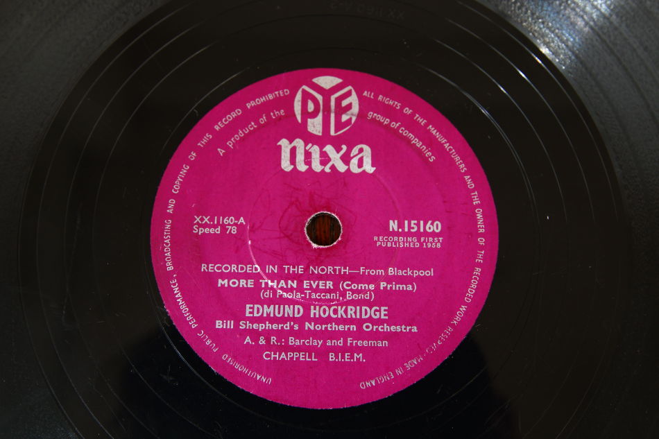 SPレコード盤　10インチ25cm ～EDMUND HOCKRIDGE ～
