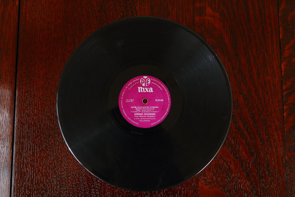 SPレコード盤　10インチ25cm ～EDMUND HOCKRIDGE ～