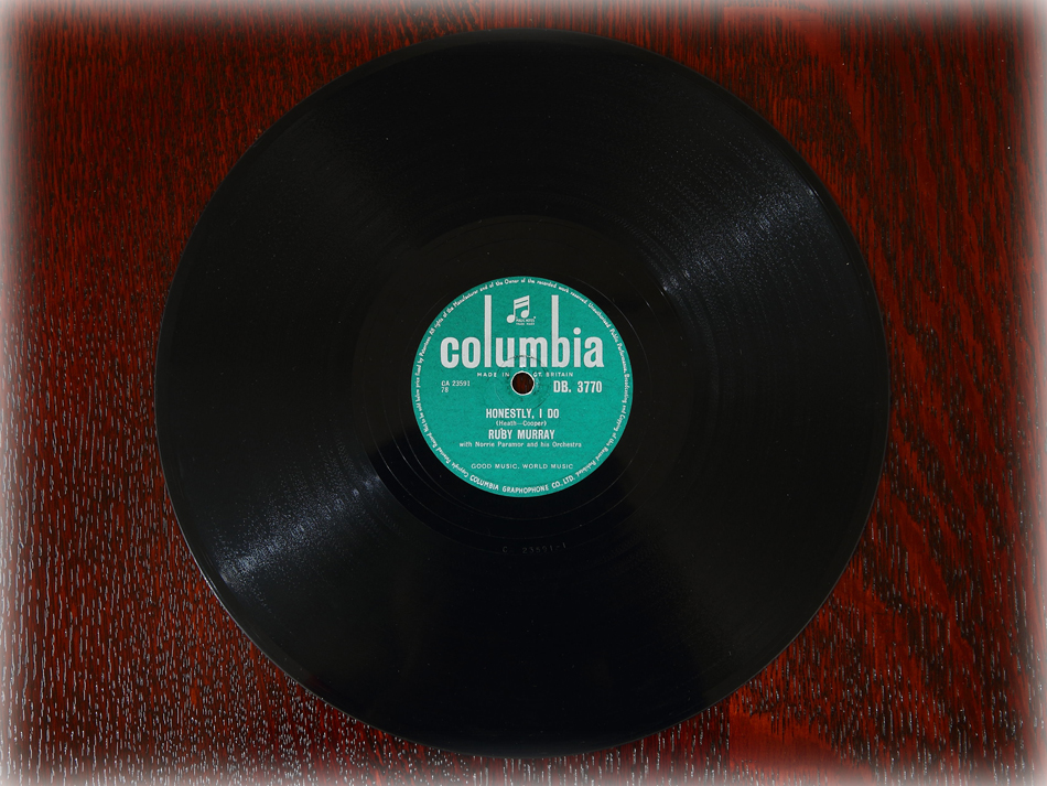 SPレコード盤　10インチ25cm ～RUBY MURRAY ～