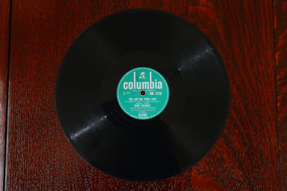 SPレコード盤　10インチ25cm ～RUBY MURRAY ～