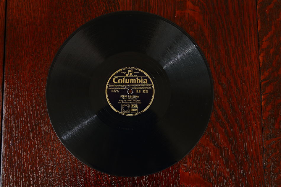SPレコード盤　10インチ25cm ～DIANA DECKER ～