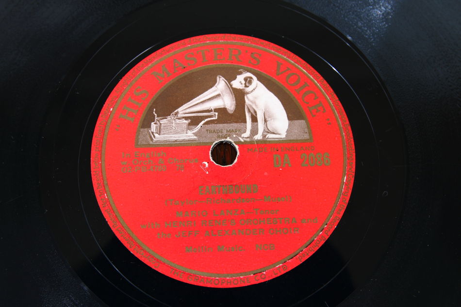 SPレコード盤　10インチ25cm ～MARIO LANZA ～