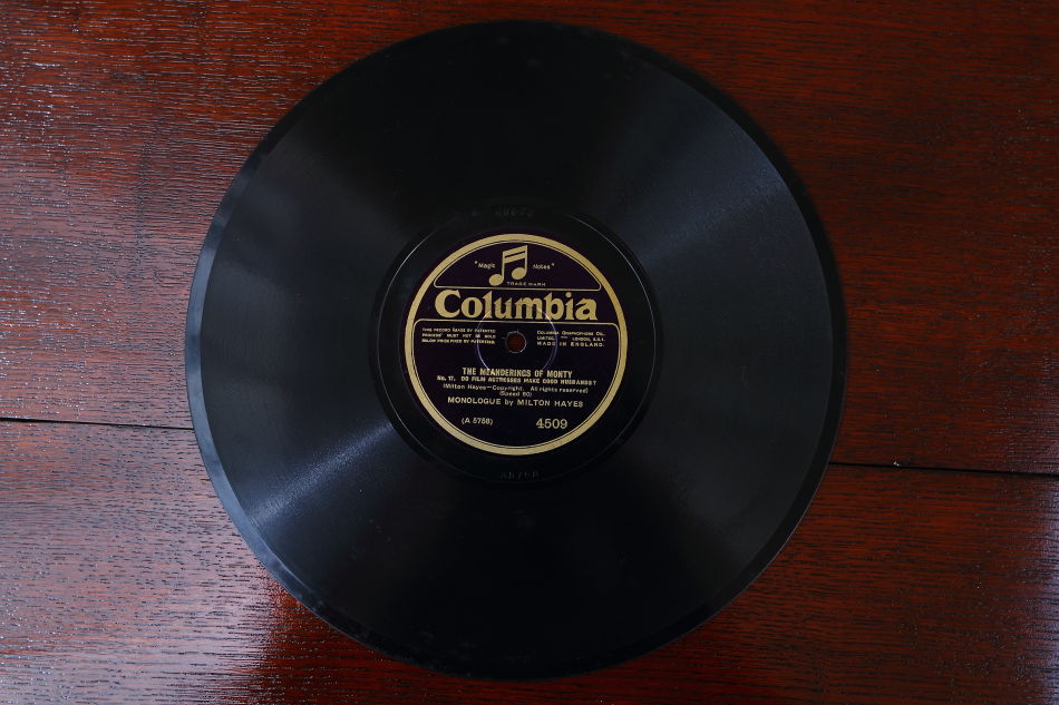 SPレコード盤　10インチ25cm ～MILTON HAYES～