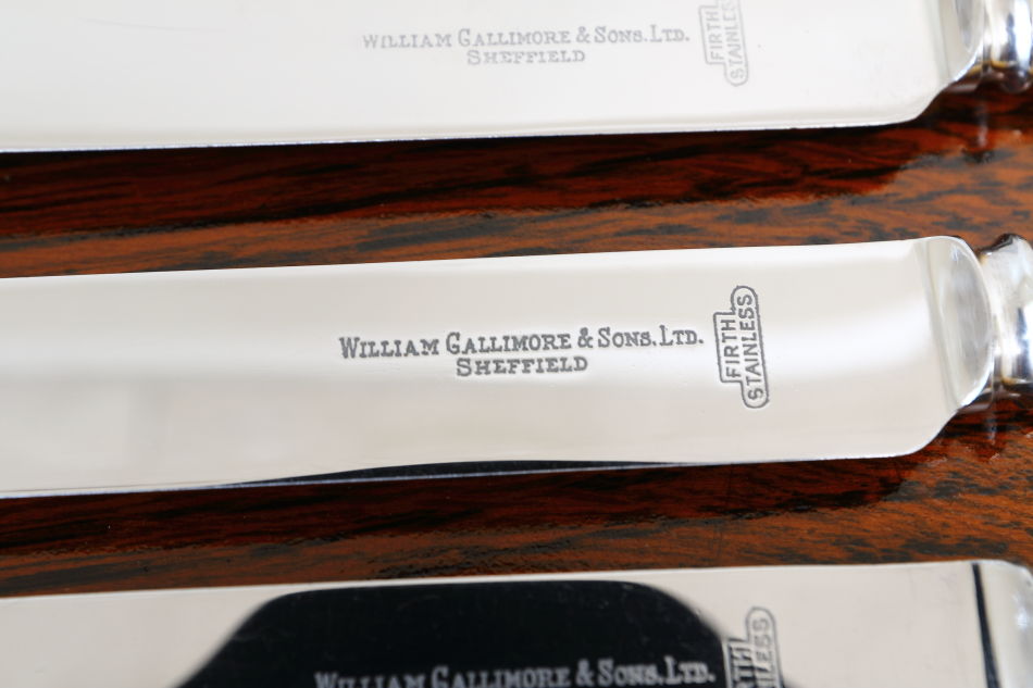 WILLIAM GALLIMORE & SONS Sheffield ツイストカトラリーカンティーン