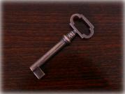 真鍮製キャビネットキー/カッパー 67サイズ